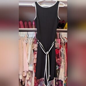 Black and White Tennis Style Dress Algo Dress Made In Canada Size 10